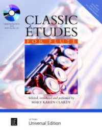 Classic Etudes mit Referenz CD : Flöte (2. Flöte ad lib.). Ausgabe inkl. Play-Along. (Salonmusik für Gitarre allein) （1. Aufl. 2011. Noten. 304 mm）