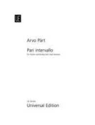 Pari intervallo : Spielpartitur. (Salonmusik für Gitarre allein) （2012. 306 x 233 mm）