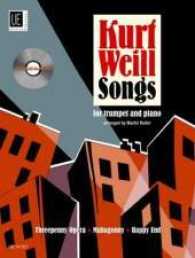 Songs : aus Dreigroschenoper, Mahagonny und Happy End. Trompete mit CD oder Klavierbegleitung. Ausgabe inkl. Play-Along. (Salonmusik für Gitarre allein) （2011）