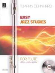 Easy Jazz Studies, für Flöte mit Audio-CD : 10 leichte Spielstücke. Flöte mit CD. Ausgabe inkl. Play-Along.. CD mit Voll- und PLAY ALONG Version in verschiedenen Übetempi (Salonmusik für Gitarre allein) （1. Aufl. 2011. m. Noten. 30,5 cm）