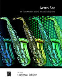 36 More Modern Studies für Saxophon solo : Saxophon (S/A/T/Bar). Partitur. (Salonmusik für Gitarre allein) （2012. Noten）