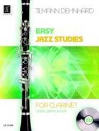 Easy Jazz Studies, für Klarinette, m. Audio-CD : Listen, Learn & Play. Klarinette mit CD. Ausgabe inkl. Play-Along.. CD mit Voll- und PLAY ALONG Version in verschiedenen Übetempi (Salonmusik für Gitarre allein) （1. Aufl. 2013. 28 S. Noten. 30,5 cm）