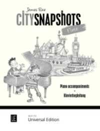 City Snapshots Flute - Klavierbegleitung : Eine musikalische Reise für junge Leute. 1-2 Flöten und Klavierbegleitung. Partitur. (Salonmusik für Gitarre allein) （2019. 308 x 42 mm）