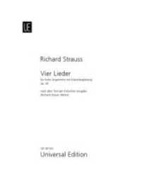 4 Lieder : op. 36. hohe Stimme und Klavier. Partitur. (Salonmusik für Gitarre allein) （2022）