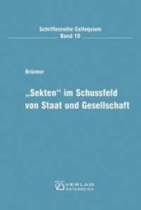 "Sekten" im Schussfeld von Staat und Gesellschaft : Ein Angriff auf Religionsfreiheit und Religionspluralismus (Juristische Schriftenreihe - Colloquium) （1., Aufl. 2004. 124 S. 20.7 cm）