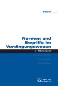 Normen und Begriffe im Verdingungswesen （1., Aufl. 2006. 112 S. 20.5 cm）