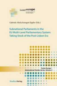 Subnational Parliaments in the EU Multi-Level Parliamentary System : Taking Stock of the Post-Lisbon Era (Studien Verlag)