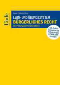 Lern- und Übungssystem Bürgerliches Recht (Linde Lehrbuch) （2024. 374 S. 240 mm）