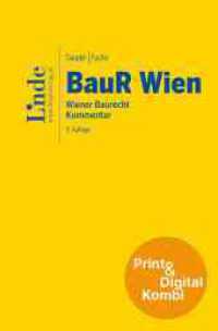 BauR Wien | Wiener Baurecht (Kombi Print&digital) : Kommentar （9. Aufl. 2024. 1672 S. 194 mm）