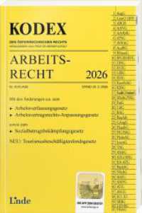 KODEX Arbeitsrecht 2026 (Kodex des &Ouml;sterreichischen Rechts) （62. Aufl.）