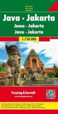 Java - Jakarta. Jawa, Jakarta : Maßstab 1:750.000. 1:750000 (freytag & berndt Auto + Freizeitkarten 210) （2013. 25.5 cm）