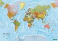 Freytag & Berndt Poster, Wandkarte: The World, international, Poster 1:40.000.000, Plano in Rolle : 1 : 40.000.000 (freytag & berndt Poster + Markiertafeln WELT I 3) （2015. 1 S. 70 x 100 cm）