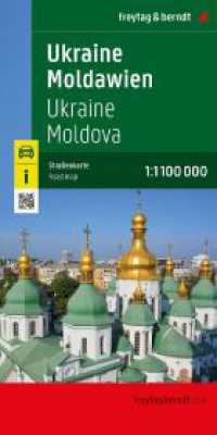 Ukraine - Moldawien, Straßenkarte 1:1.000.000, freytag & berndt : 1:1000000 (freytag & berndt Auto + Freizeitkarten AK 6801-24) （2024. 25.5 cm）