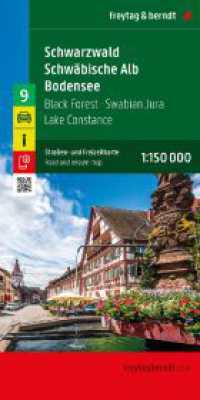 Schwarzwald - Schwäbische Alb - Bodensee, Straßen- und Freizeitkarte 1:150.000, freytag & berndt : 1:150000 (freytag & berndt Auto + Freizeitkarten GDR 09-24) （2024. 25.5 cm）