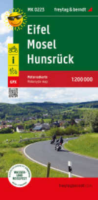 Eifel - Mosel - Hunsrück, Motorradkarte 1:200.000, freytag & berndt : Toureninfos, GPX Tracks, wasserfest und reißfest. 1:200000 (freytag & berndt Motorradkarten MK 0223-25) （2025. 20 cm）