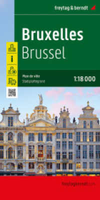 Brüssel, Stadtplan 1:18.000, freytag & berndt : Gesamtplan. 1:18000 (freytag & berndt Stadtpläne PL 119-25) （2025. 25.5 cm）