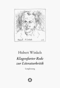 Klagenfurter Rede zur Literaturkritik : Langfassung (Edition Meerauge Special) （2021. 32 S. Portrait des Autors. 18 cm）