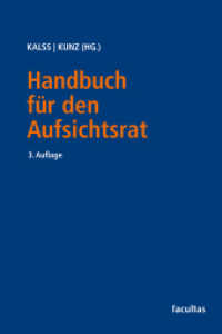 Handbuch für den Aufsichtsrat （2025. 1700 S. 23 cm）