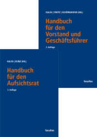 Kombipaket Handbuch für den Aufsichtsrat und Handbuch für den Vorstand und Geschäftsführer （2. Aufl. 2025. 3200 S. 23 cm）