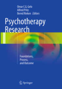 Psychotherapy Research : Foundations, Process, and Outcome