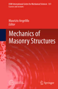 Mechanics of Masonry Structures (Cism International Centre for Mechanical Sciences)