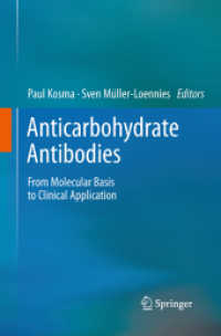 Anticarbohydrate Antibodies : From Molecular Basis to Clinical Application