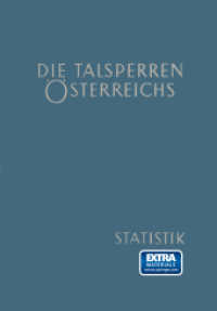 Die Talsperren Österreichs : Statistik 1961 (Die Talsperren Österreichs)