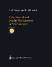 Risk Control and Quality Management in Neurosurgery (Acta Neurochirurgica Supplement) （Reprint）