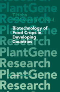 Biotechnology of Food Crops in Developing Countries (Plant Gene Research)