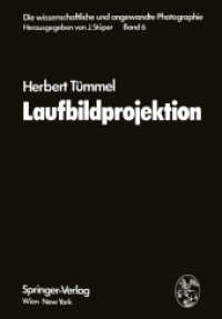 Die Wissenschaftliche und Angewandte Photographie : Erneuerung und Fortführung des Hay- v. Rohrschen Handbuchs der Wissenschaftlichen und Angewandten Photographie Sechster Band Laufbildprojektion （2012. ix, 397 S. IX, 397 S. 244 mm）