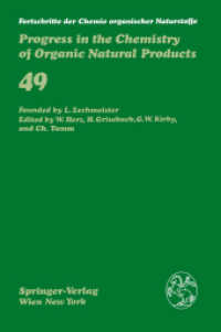 Fortschritte der Chemie organischer Naturstoffe / Progress in the Chemistry of Organic Natural Products (Fortschritte der Chemie organischer Naturstoffe   Progress in the Chemistry of Organic Natural Products) （Softcover reprint of the original 1st ed. 1986. 2012. viii, 402 S. VII）