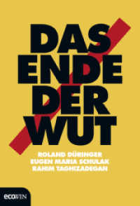 Das Ende der Wut （2012. 88 S. Illustrationen. 182 mm）