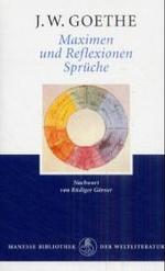 Sprüche : Nachw. v. Rüdiger Görner (Manesse Bibliothek der Weltliteratur) （2001. 394 S. 15,5 cm）