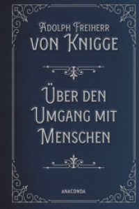 &Uuml;ber den Umgang mit Menschen (Cabra-Leder-Reihe)