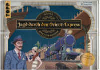 Jagd durch den Orient-Express - Escape-Leporello : Rätsel-Adventskalender mit Escape-Room zum Ausklappen. 24 Tage Rätseln in aufwändig gestaltetem Leporello-Format （2024. 24 S. 190 x 260 mm）