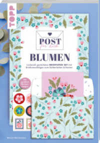 Post für dich. Blumen : Liebevoll gestaltetes Briefpapier-Set mit Briefumschlägen zum Selberfalten & Karten. Mit großem Stickerbogen. （1. Auflage. 2024. 108 S. 297.00 mm）