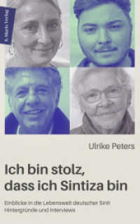 Ich bin stolz, dass ich Sintiza bin : Einblicke in die Lebenswelt deutscher Sinti | Hintergründe und Interviews （1. 2025. 224 S. 200 mm）