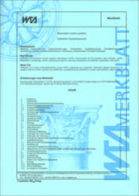 Fachwerkinstandsetzung nach WTA III: Ausfachungen von Sichtfachwerk. : WTA Merkblatt 8-3-22/D. Deutsche Fassung. Stand Mai 2022. Referat 8 Fachwerk und Holzkonstruktionen. （2022. 25 S. 5 Abb., 13 Tab. 29.7 cm）
