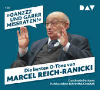 "Ganzzz und garrr missraten". Die besten O-Töne von Marcel Reich-Ranicki, 1 Audio-CD : Durch sein kurioses Kritikerleben führt: Max Moor (1 CD). 49 Min.. CD Standard Audio Format. Lesung （2017. 12.7 x 14 cm）