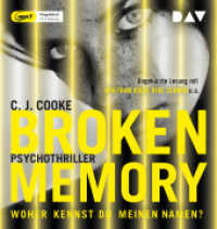 Broken Memory, 1 Audio-CD, 1 MP3 : Ungekürzte Lesung mit Wolfram Koch, Rike Schmid u.a. (1 mp3-CD), Lesung. 694 Min. （2018. 14.5 cm）