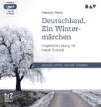 Deutschland. Ein Wintermärchen, 1 Audio-CD, 1 MP3 : Ungekürzte Lesung mit Heiner Schmidt (1 mp3-CD), Lesung. MP3 Format. 89 Min. (Große Werke. Große Stimmen) （2018. 14.5 cm）