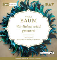 Vor Rehen wird gewarnt, 2 Audio-CD, 2 MP3 : Lesung mit Elisabeth Wicki-Endriss (2 mp3-CDs), Lesung. 916 Min. (Grosse Gefühle. Grosse Stimmen) （2020. 14.5 cm）