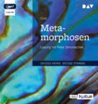 Metamorphosen, 2 Audio-CD, 2 MP3 : Lesung mit Peter Simonischek (2 mp3-CDs), Lesung. 881 Min. （2020. 14.5 cm）