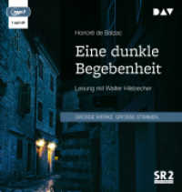 Eine dunkle Begebenheit, 1 Audio-CD, 1 MP3 : Lesung mit Walter Hilsbecher (1 mp3-CD), Lesung. 384 Min. (Große Werke. Große Stimmen) （2020. 14.5 cm）
