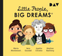 Little People, Big Dreams® - Teil 1: Maria Montessori, Jane Goodall, Agatha Christie, Stephen Hawking, 1 Audio-CD (Little People, Big Dreams) （2020. 125 x 140 mm）