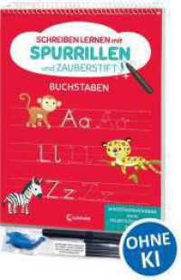 Schreiben lernen mit Spurrillen und Zauberstift - Buchstaben : Schreibblock mit vorgepr&auml;gten Linien f&uuml;r Vorschulkinder ab 5 Jahren - Wiederverwendbar dank selbstl&ouml;schender Tinte