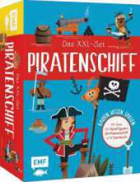 Das XXL-Set - Bauen, Wissen, Spielen: Piratenschiff : Mit über 50 tollen Spielfiguren, großem 3D-Piratenschiff und spannendem Sachbuch （1. Auflage. 2025. 32 S. 182.00 x 251.00 mm）