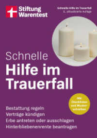 Schnelle Hilfe im Trauerfall : Bestattung regeln, Verträge kündigen, Erbe antreten oder ausschlagen, Hinterbliebenenrente beantragen （3., überarb. Aufl. 2025. 144 S. Mit Checklisten und Musterschreib）