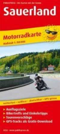 Sauerland, motorcycle map 1:150,000