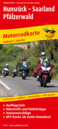PublicPress Motorradkarte Hunsrück - Saarland - Pfälzerwald (Motorradkarte 275) （5., überarb. Aufl. 2019. 20 cm）